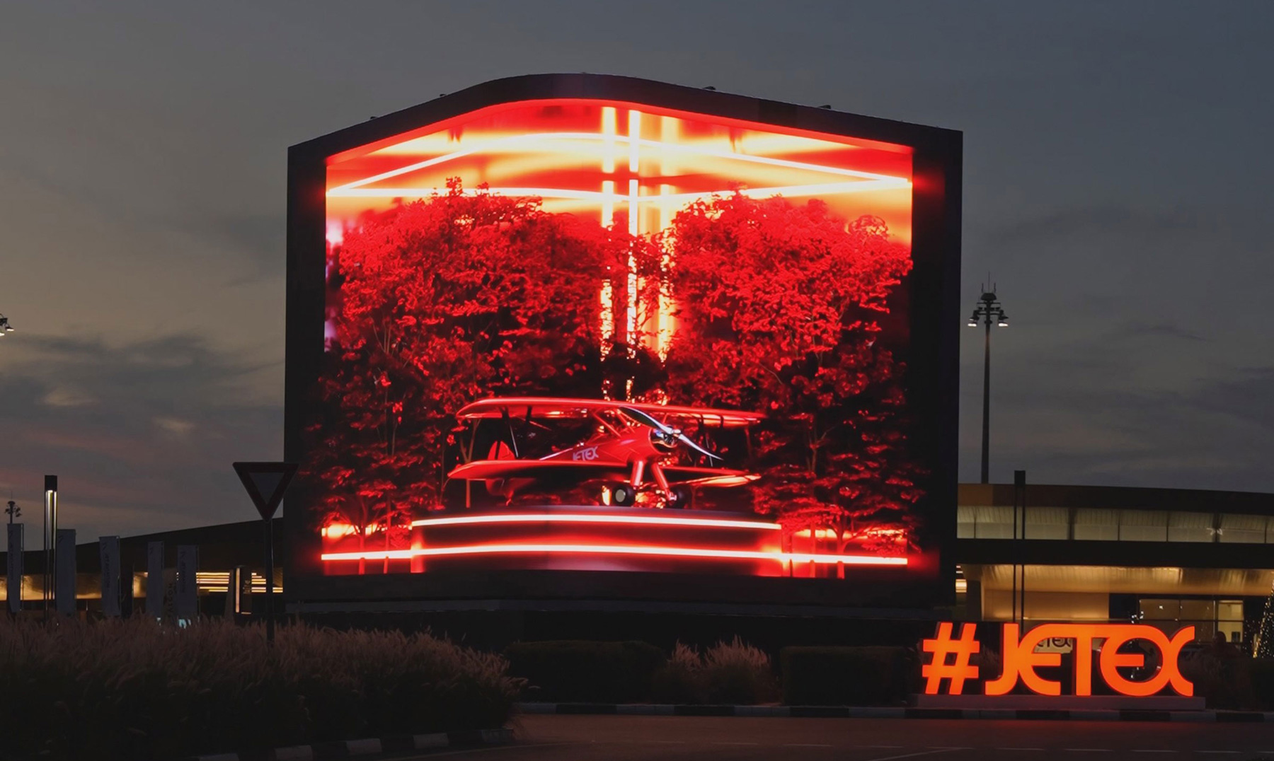 3D anamorphic LED screen visualization immersive VFX project