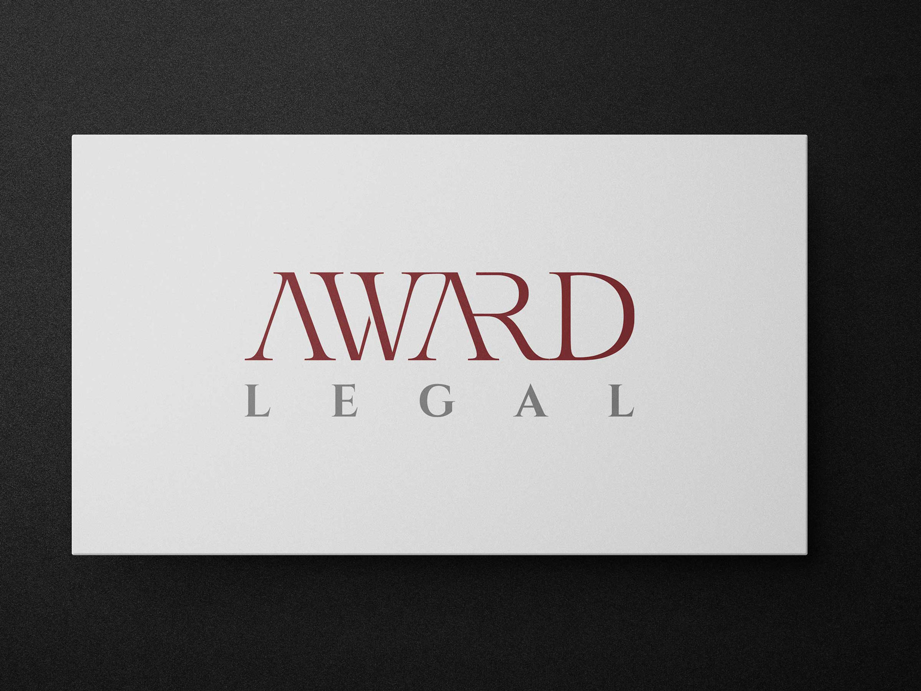 AWard Legal visual identity overview