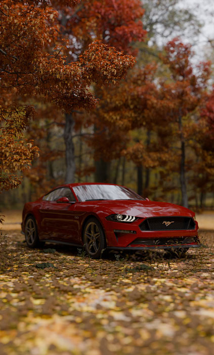 Artwork by Mustafa Werekia - Ford Car