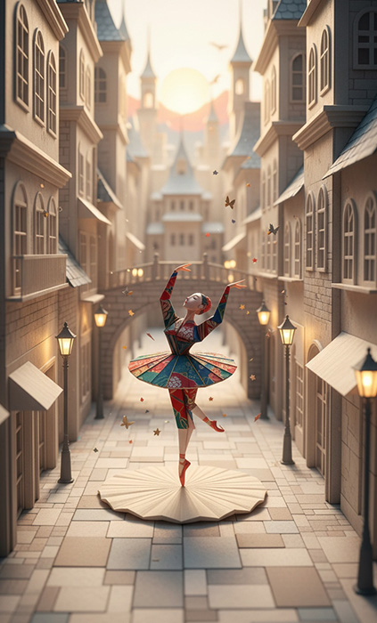 Artwork by Mustafa Werekia - Ballet Dancer